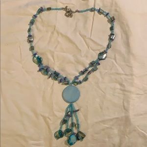 Light blue necklaces